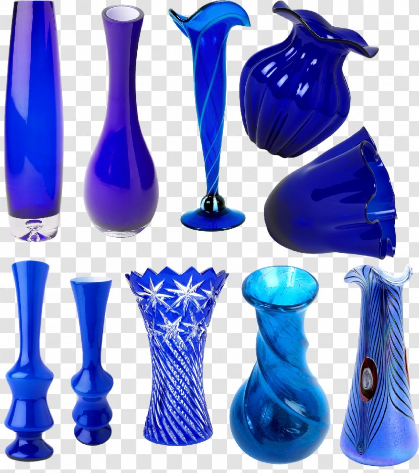 Cobalt Blue Vase Transparent PNG