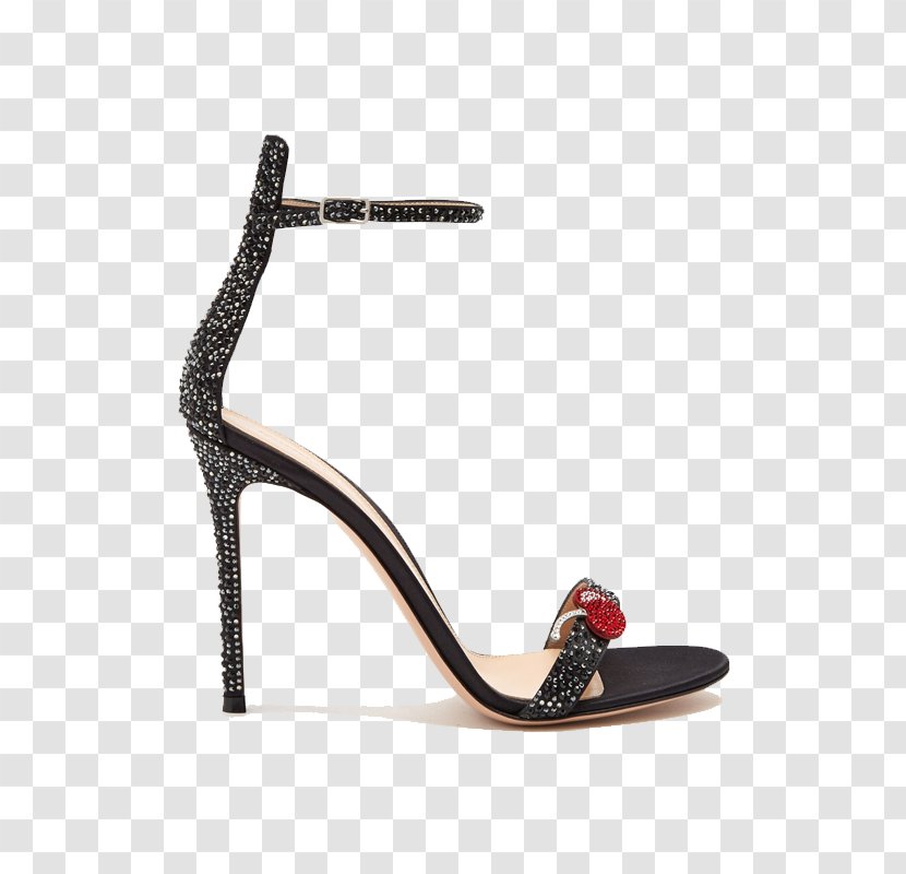 Sandal High-heeled Shoe - Footwear Transparent PNG