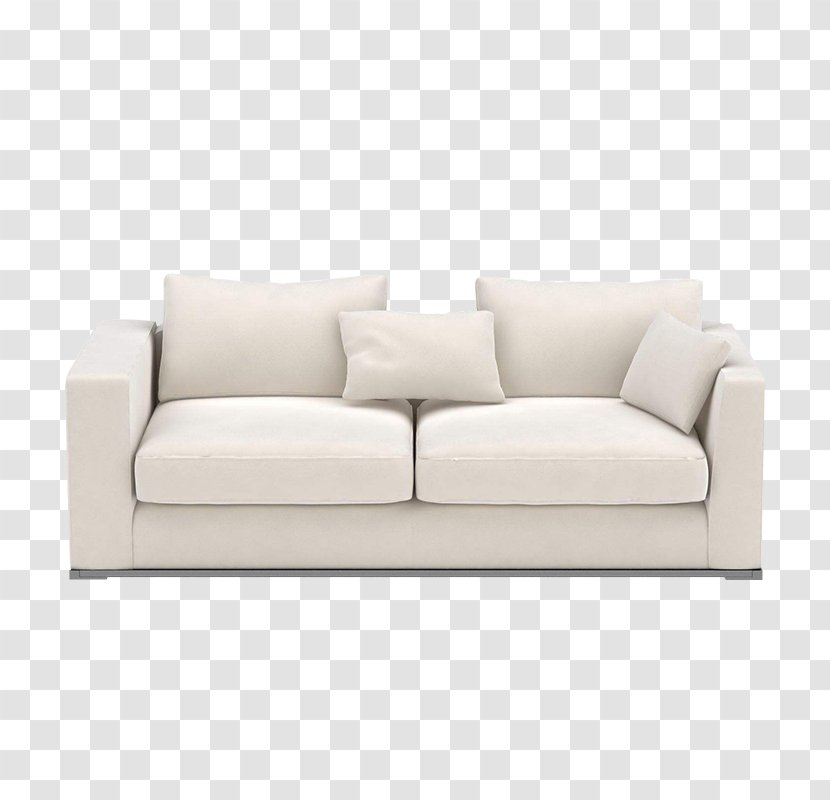 Sofa Bed Couch Furniture Loveseat - White Transparent PNG