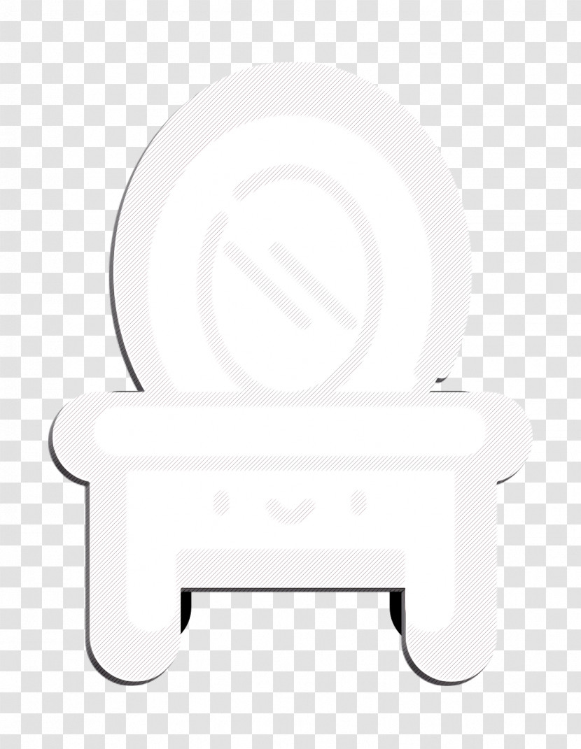Beauty Icon Dressing Table Icon Furniture And Household Icon Transparent PNG