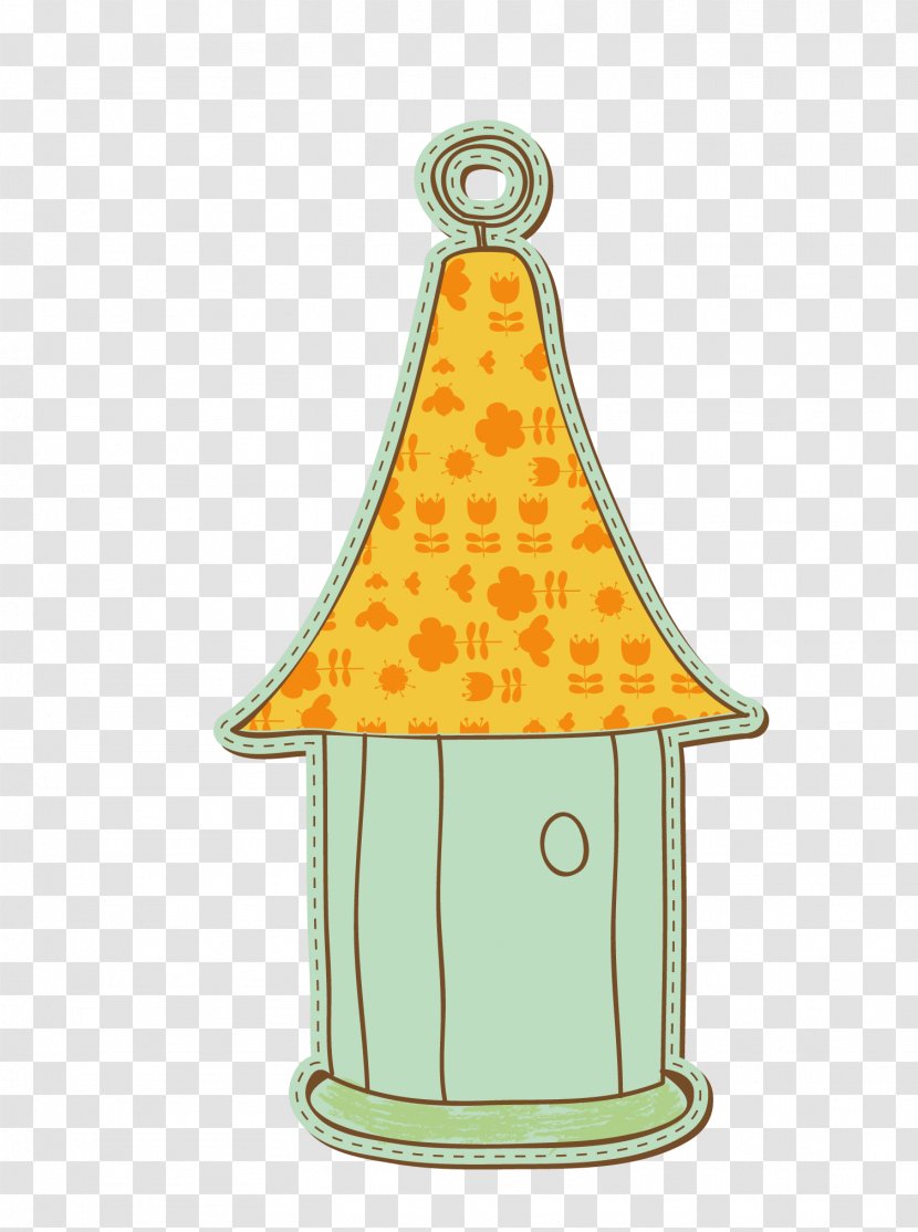 Cartoon House - Yellow - Designer Transparent PNG