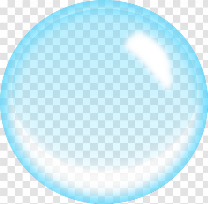 Blue Aqua Turquoise Circle - Watercolor - Balloon Transparent PNG