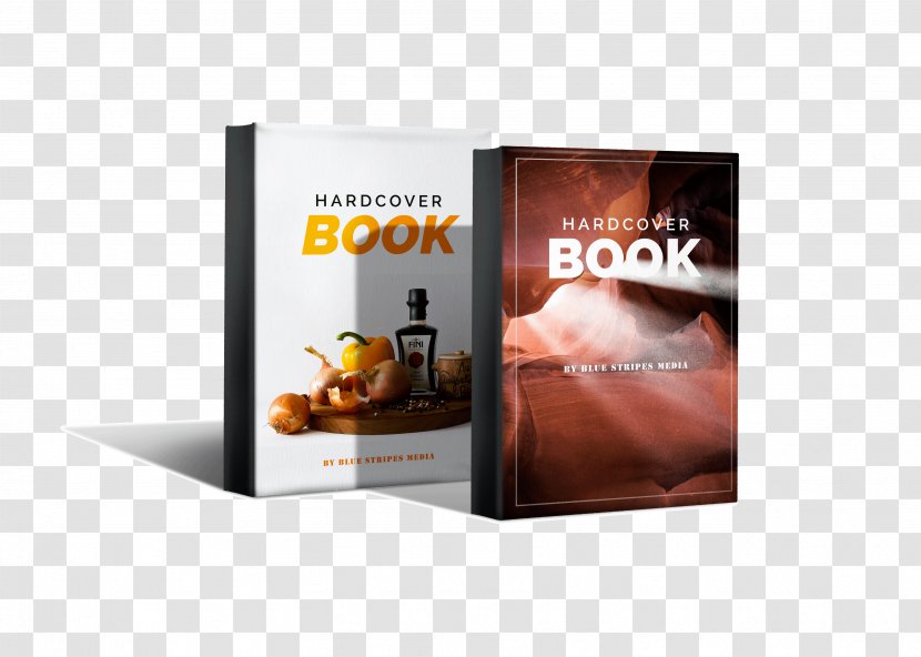 Hardcover Mockup Book Cover - Paper - Design Transparent PNG