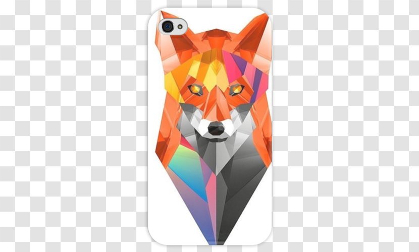 Geometry Red Fox Geometric Mean Progression - Art Transparent PNG