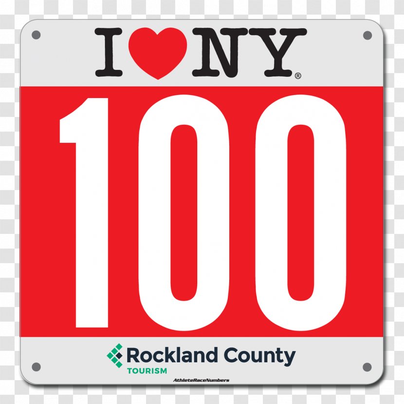 New York City YouTube I Love Month Logo - Rectangle - Marathon Number Transparent PNG