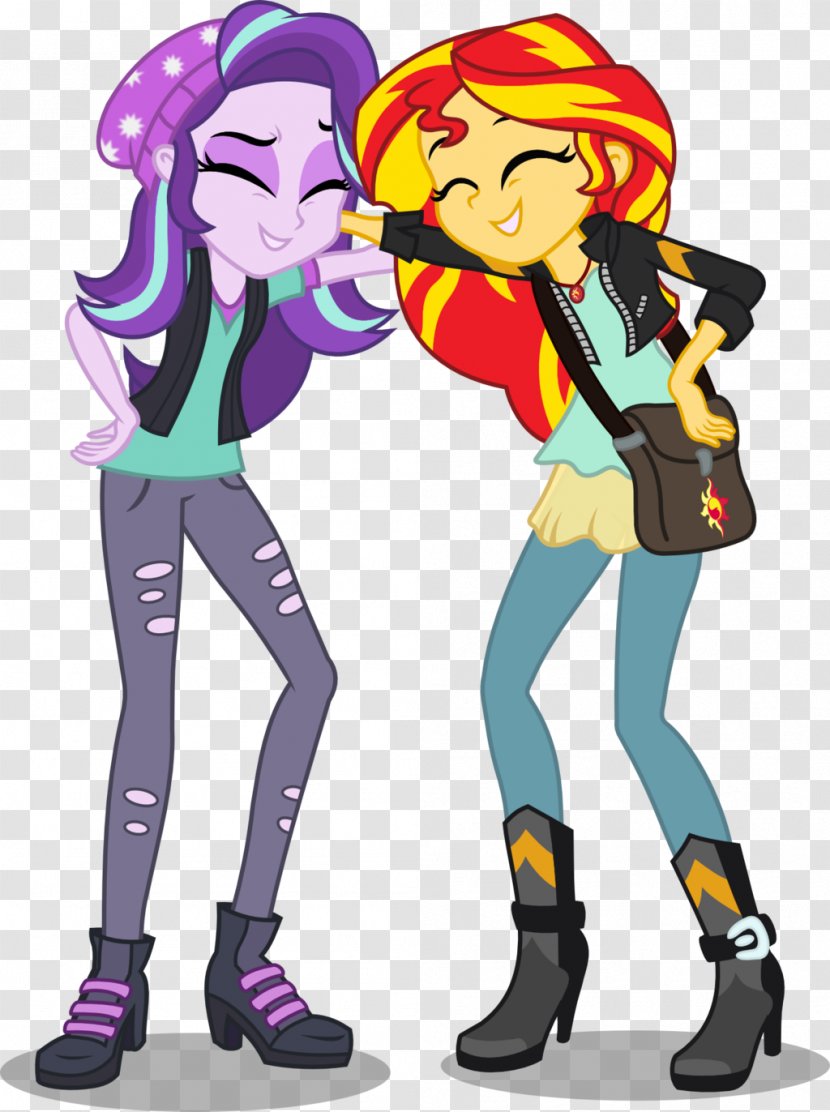 Sunset Shimmer YouTube Rainbow Dash Applejack My Little Pony: Equestria Girls - Frame - Starlight Picture Material Transparent PNG