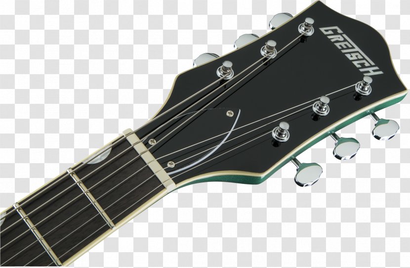 Electric Guitar Bass Gretsch G5420T Electromatic Guitars G5422TDC - Green White Acoustic Transparent PNG