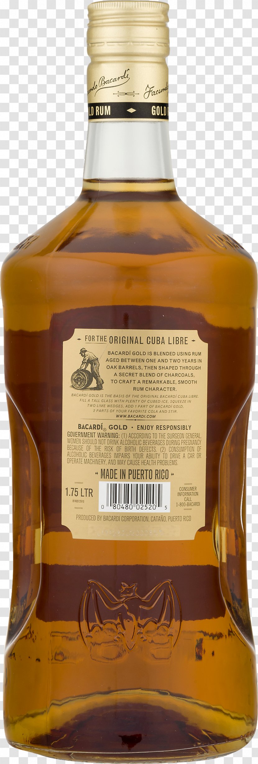 Tennessee Whiskey Rum Bacardi Superior Distilled Beverage - Oak - Punch Transparent PNG