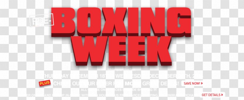 Boxing Week Day Canada Brand - Flyer Transparent PNG