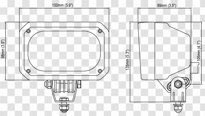 Drawing Car Plumbing Fixtures - Black And White - Design Transparent PNG