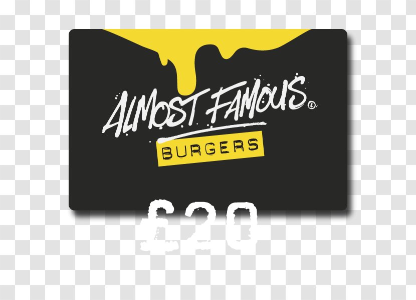 Hamburger Logo Cheeseburger Almost Famous Restaurant - French Fries - Gift CARDS Transparent PNG