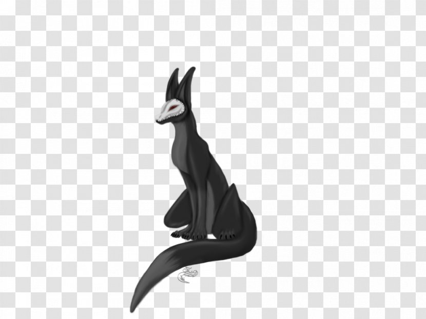 Figurine Black - And White - Demon Fangs Transparent PNG