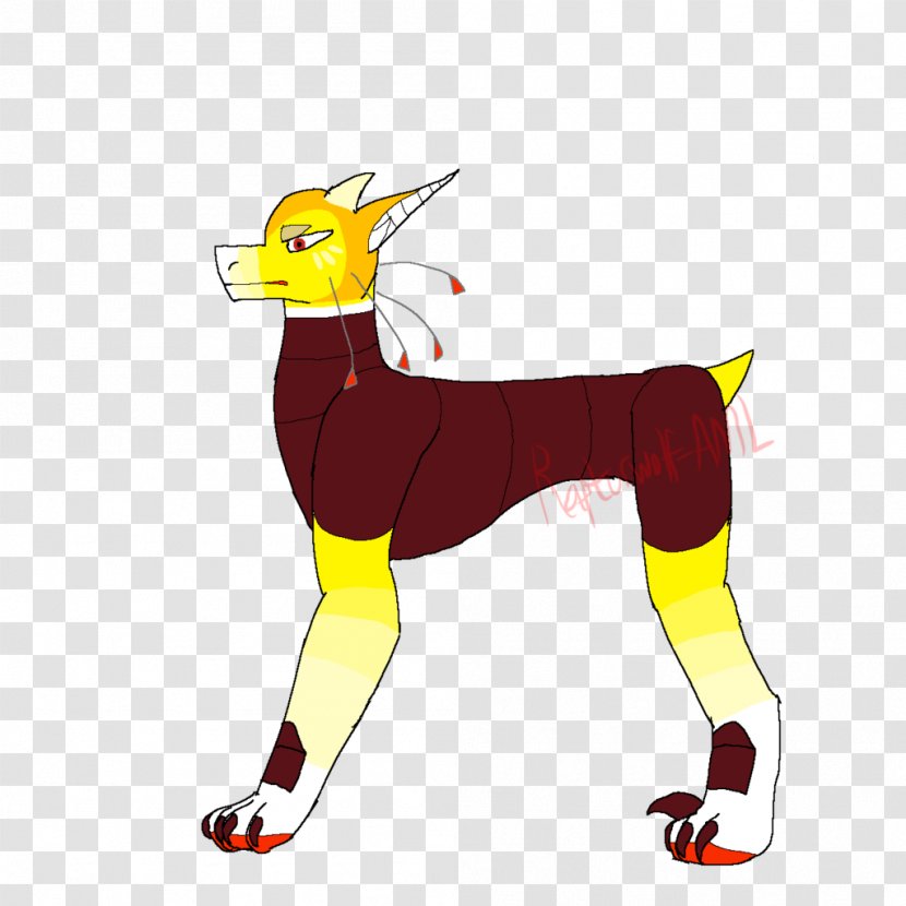 Canidae Dog Tail Clip Art - Yellow Transparent PNG