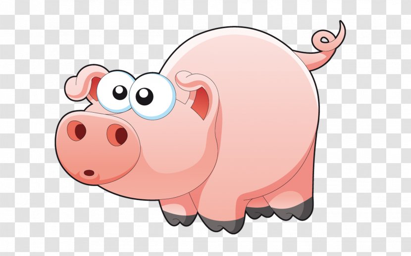 Miniature Pig Shower Curtain Douchegordijn - Piggy Bank Transparent PNG