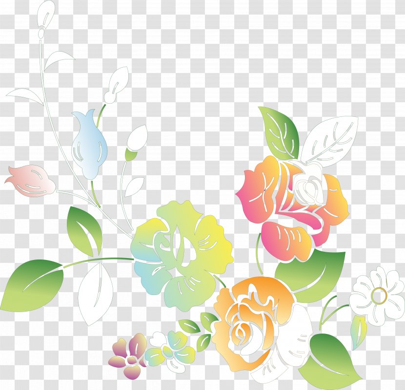 Flower Floral Design - Bulletin Board System - VECTOR FLOWERS Transparent PNG