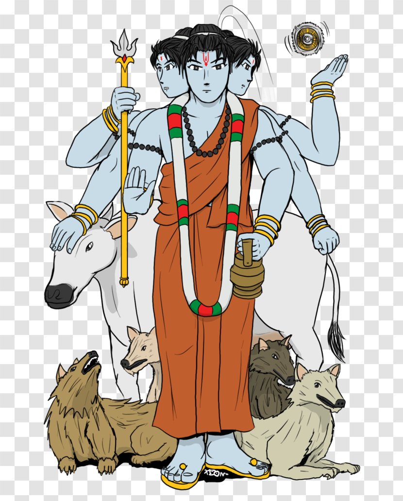 Mahadeva Vishnu Trimurti Hinduism Kartikeya - Cartoon Transparent PNG