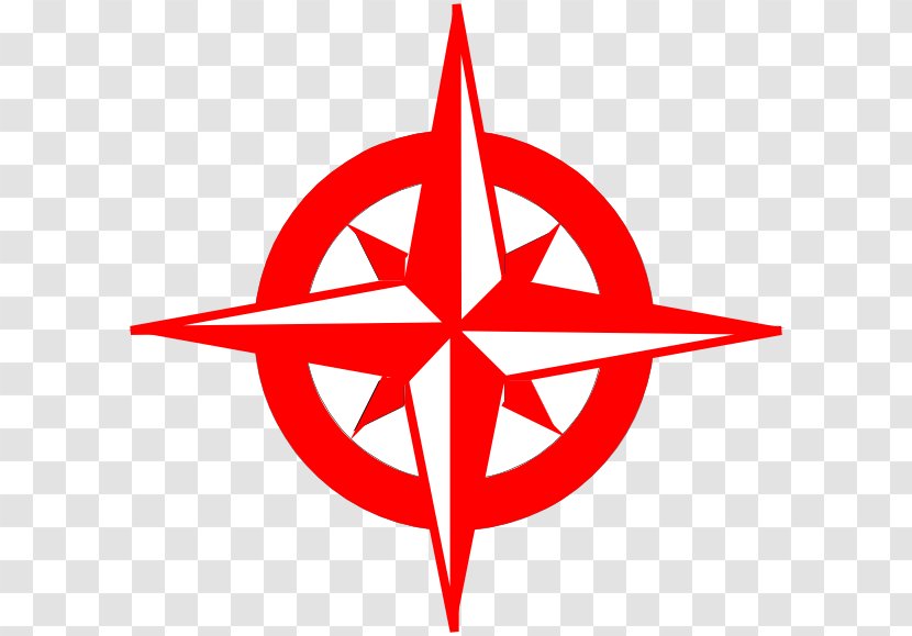 Compass Rose North Cardinal Direction Clip Art - Star - Compas Transparent PNG