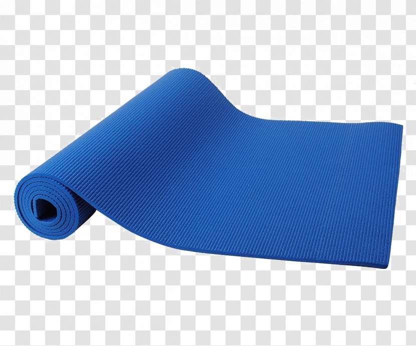 Cobalt Blue Yoga & Pilates Mats Electric - Sport - Design Transparent PNG