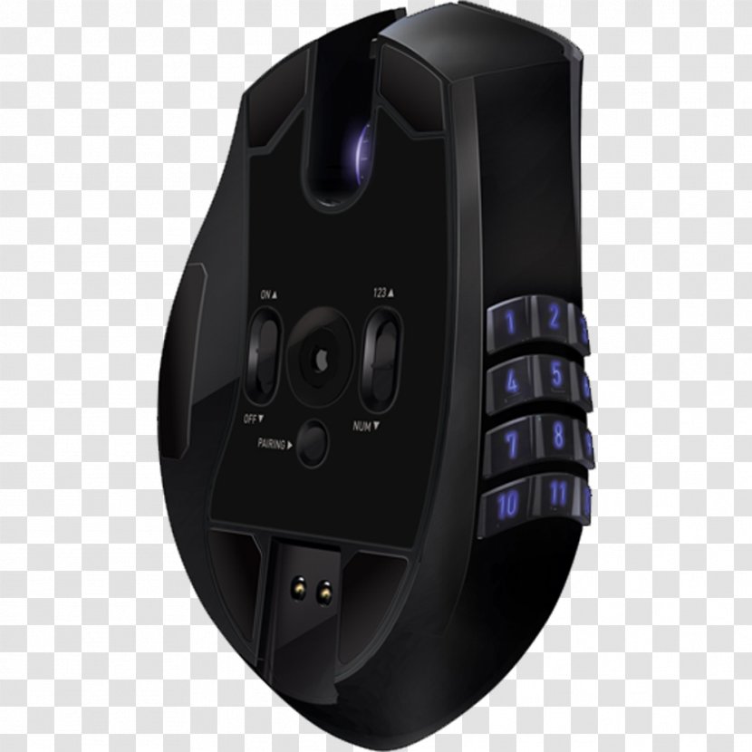 Computer Mouse Razer Naga Epic Chroma Wireless Numeric Keypads - Inc Transparent PNG
