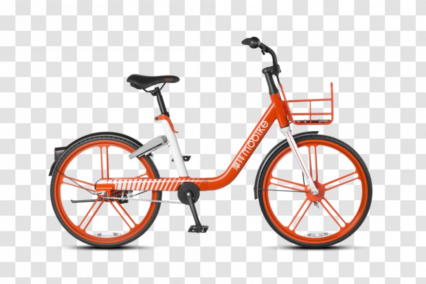 Bicycle Sharing System Electric Hybrid Mountain Bike - Obike Transparent PNG