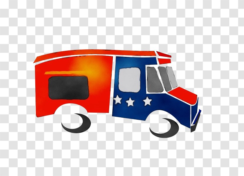 Ambulance Cartoon - Food Delivery - Emergency Vehicle Transparent PNG
