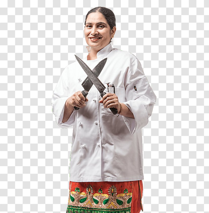 Chef's Uniform Restaurant Celebrity Chef Indian Cuisine - Dish Transparent PNG