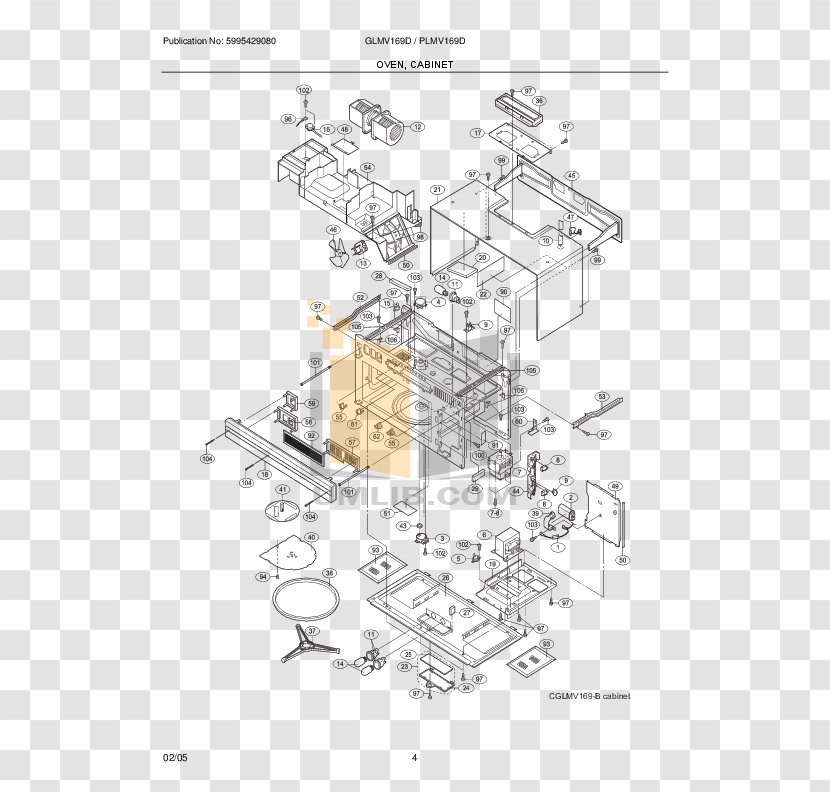 Frigidaire Microwave Ovens Diagram Electrolux Home Appliance - Product Manuals - Diplôme Transparent PNG