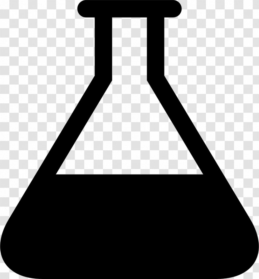 Laboratory Flasks Erlenmeyer Flask Chemistry - Black - Echipament De Laborator Transparent PNG