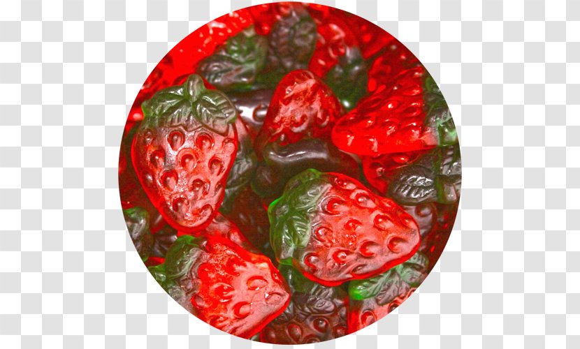 Strawberry Gummi Candy Food Haribo - Sugar Transparent PNG