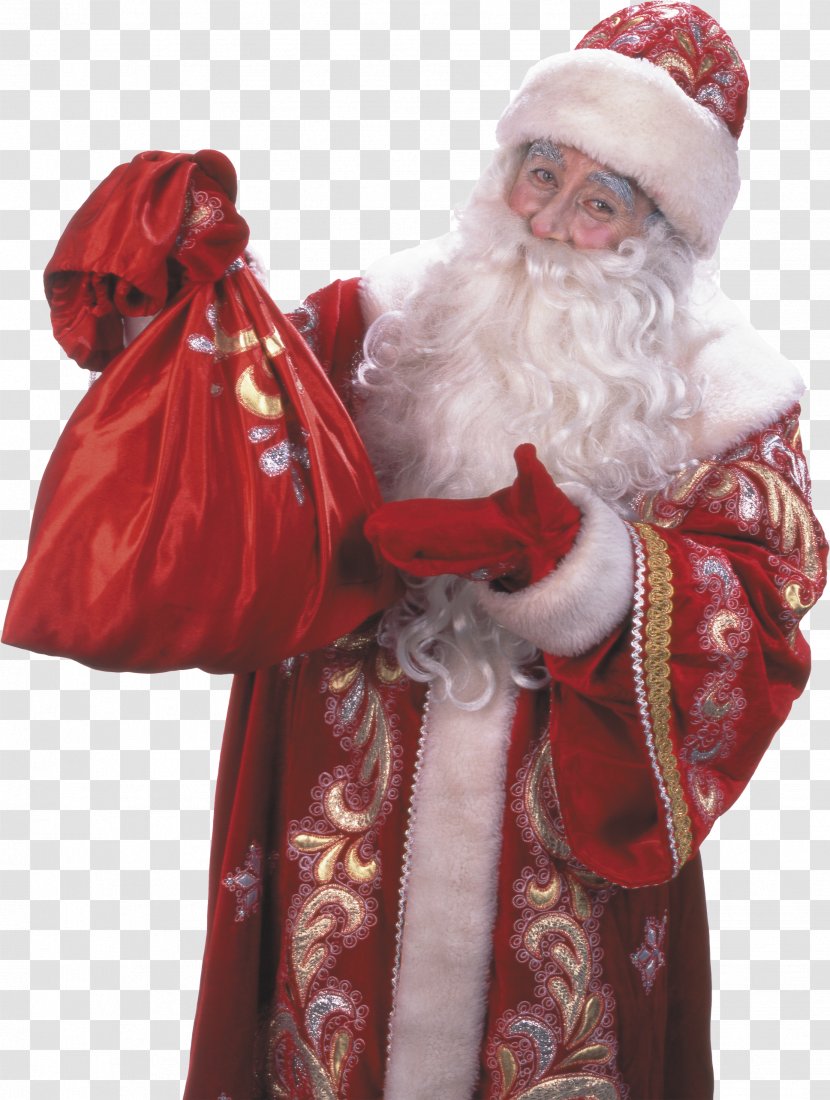 Ded Moroz Santa Claus Snegurochka New Year Holiday Transparent PNG