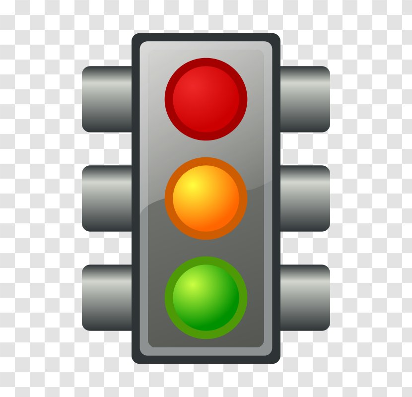 Traffic Light Red Stop Sign Clip Art - Cliparts Transparent PNG