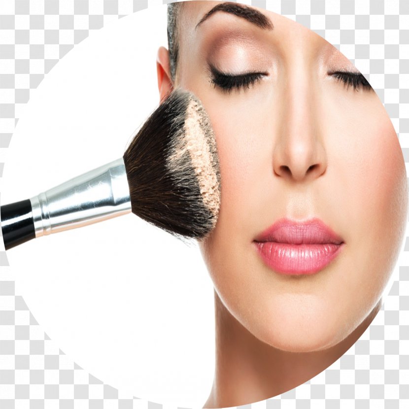 Cosmetics Beauty Parlour Makeup Brush Face Powder - Cheek - Lipstick Smudge Transparent PNG