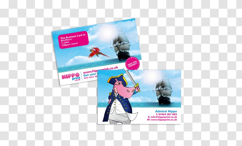 Advertising Printing Flyer Business Cards Standard Paper Size - Information - Hippo Watercolor Transparent PNG