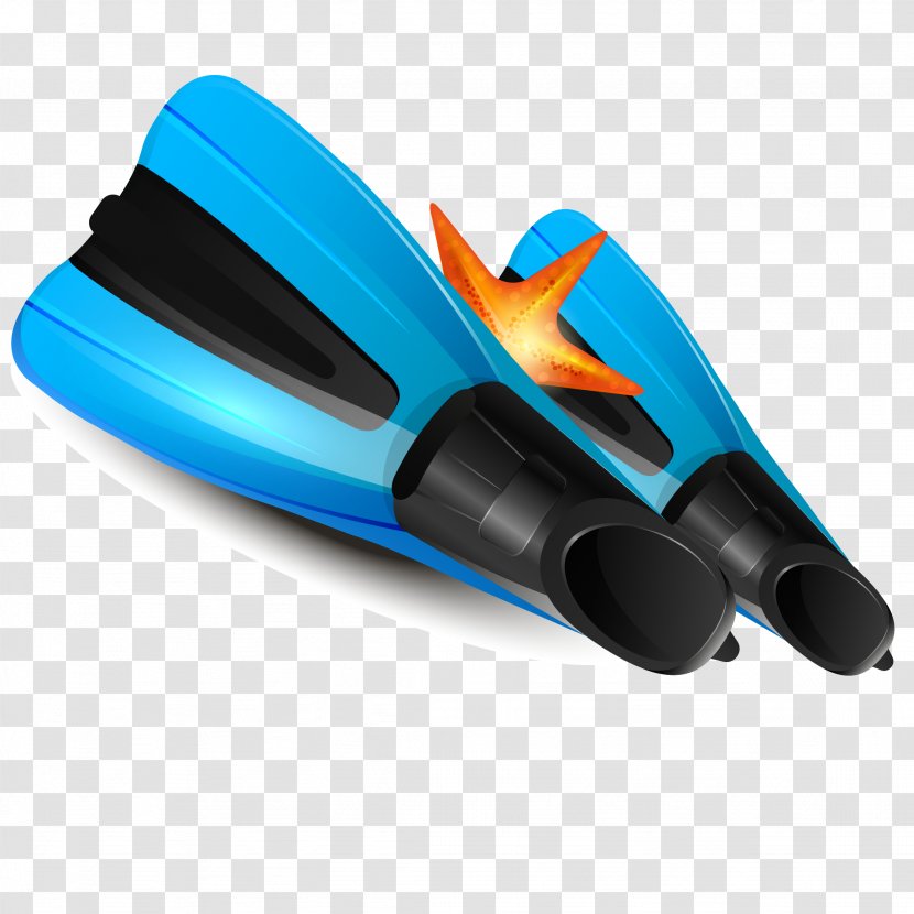 Adobe Illustrator Clip Art - Artworks - Diving Shoes Vector Transparent PNG