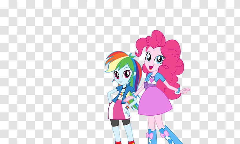 Rainbow Dash Pinkie Pie Applejack My Little Pony: Equestria Girls - Pony Friendship Is Magic - Minis Transparent PNG
