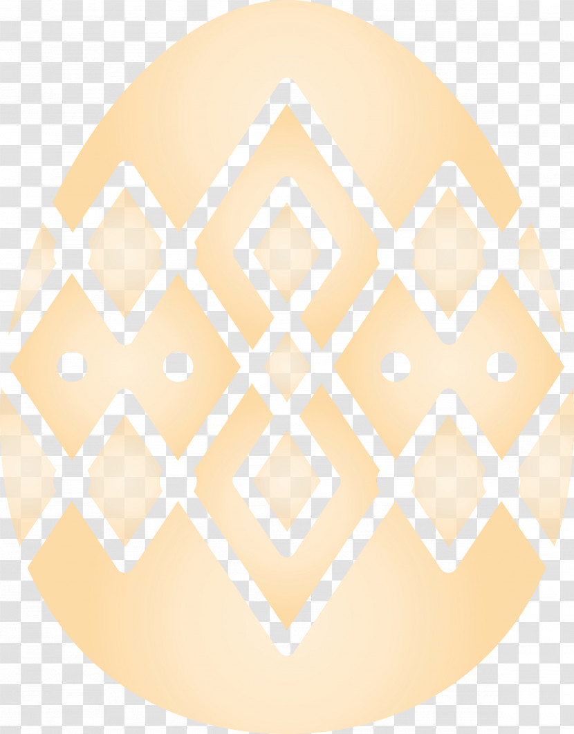 Yellow Beige Pattern Peach Transparent PNG