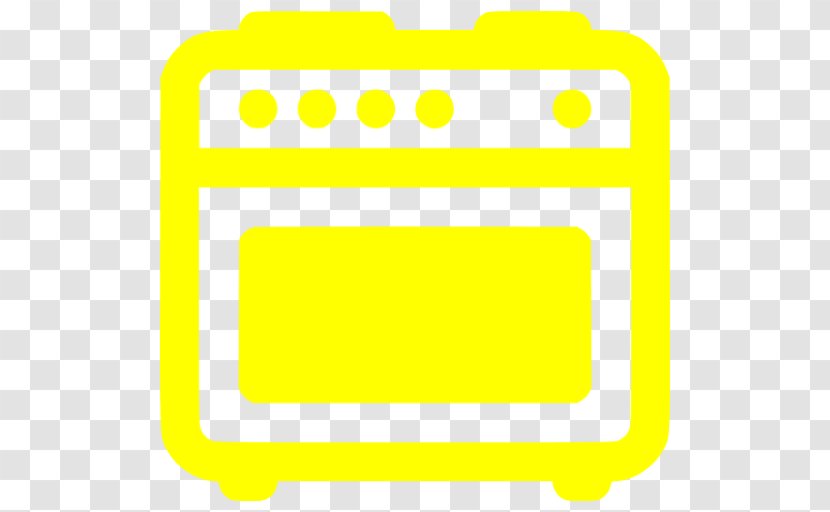 Area Rectangle Clip Art - Yellow - Cooker Transparent PNG