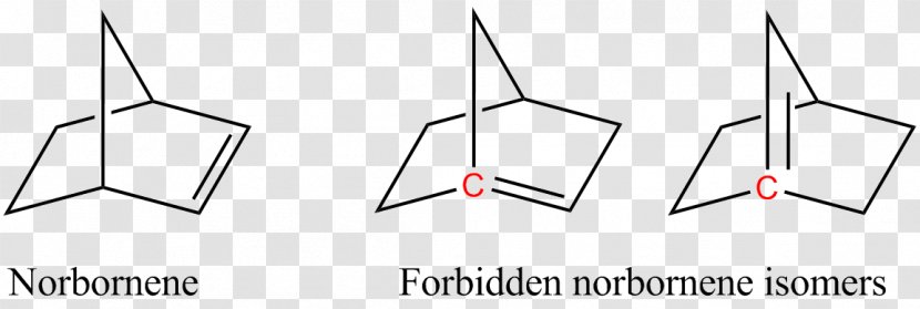 Bredt's Rule Ring Strain Alkene Cycloalkane [1.1.1]Propellane - Frame - Silhouette Transparent PNG