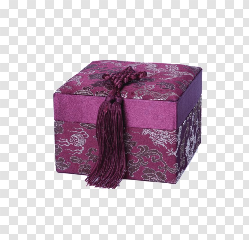 Box Gift Rectangle Maroon - Silk Transparent PNG