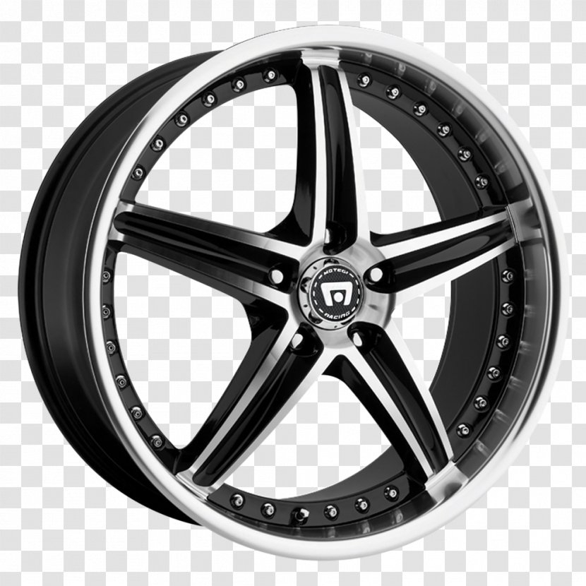 Car Rim Alloy Wheel Toyota Prius - Black - Qaud Race Promotion Transparent PNG