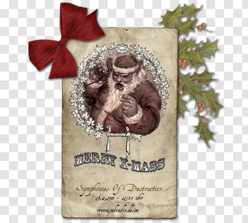 Santa Claus Christmas Ornament Greeting & Note Cards Transparent PNG