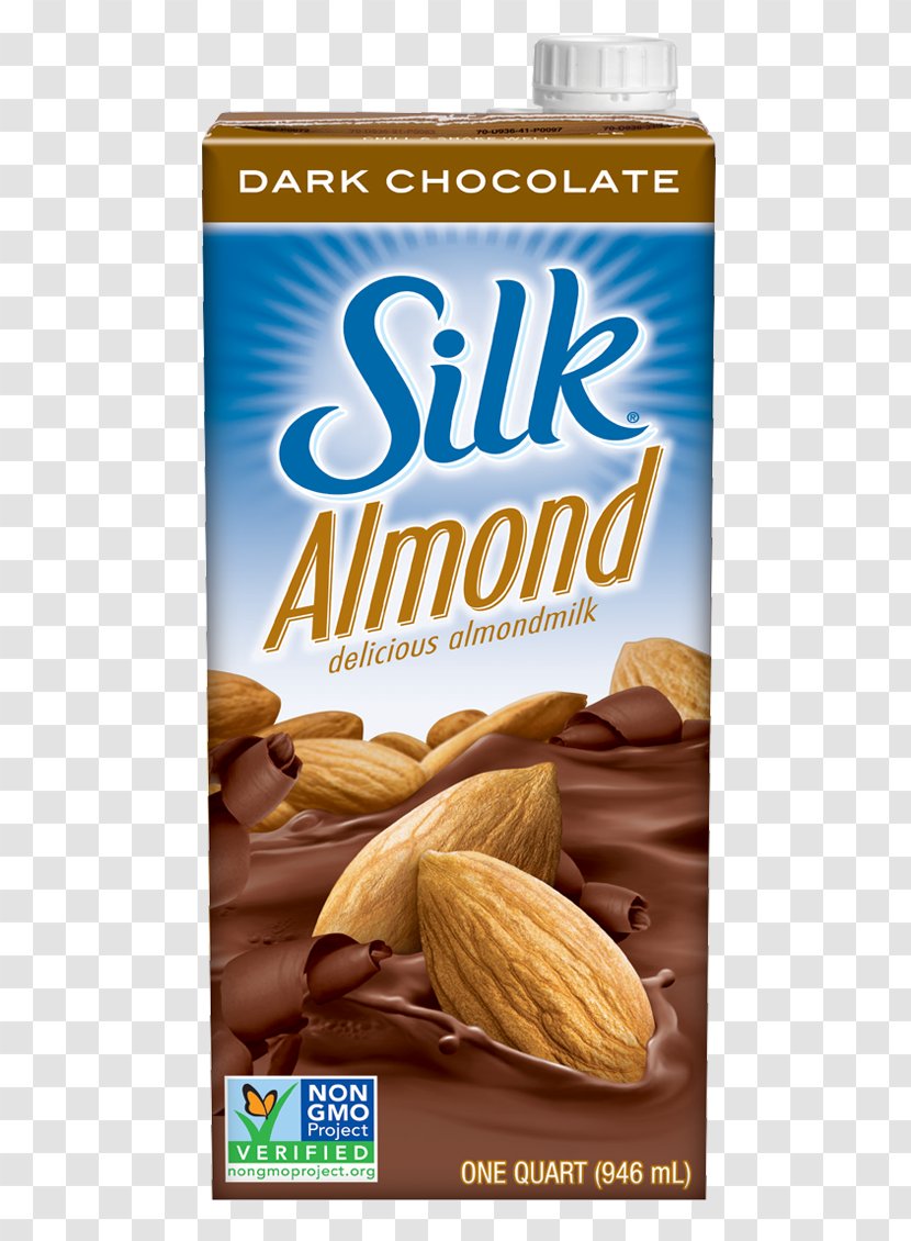 Almond Milk Soy Substitute Silk - Blue Diamond Growers Transparent PNG