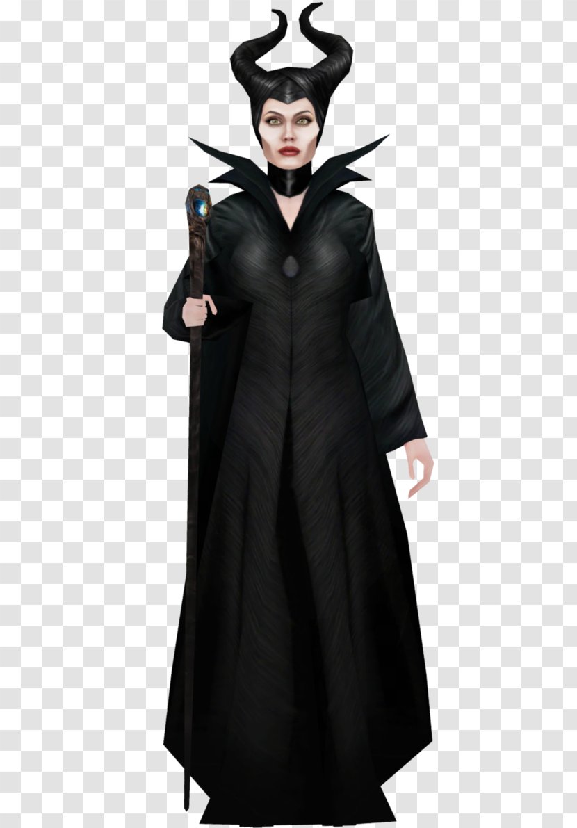 Robe Costume Design Cloak Character - Malificent Transparent PNG