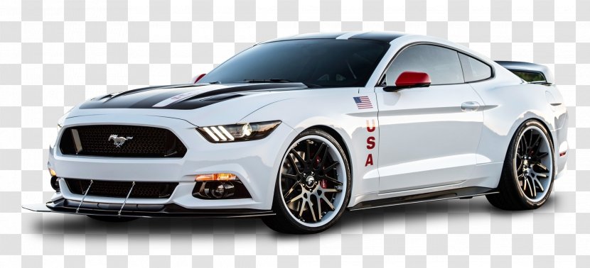 2015 Ford Mustang GT 50 Years Limited Edition 2018 Apollo Program - Motor Company - White Car Transparent PNG