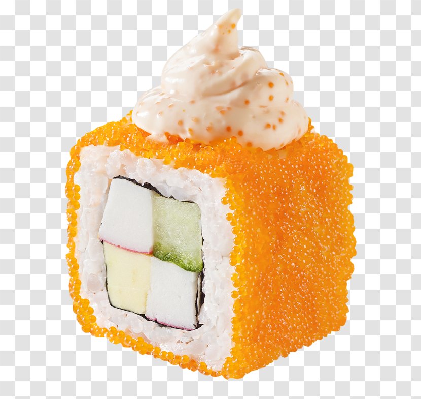 California Roll Sushi Makizushi Japanese Cuisine Caviar - Kz Transparent PNG
