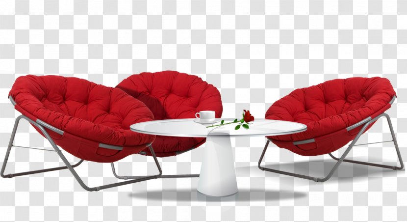 Coffee Table Chair Couch Seat - Free To Pull The Red Material Transparent PNG