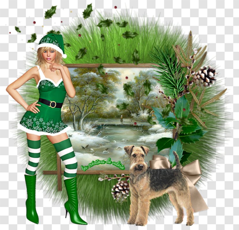Dog Christmas Ornament Wildlife - Decoration Transparent PNG