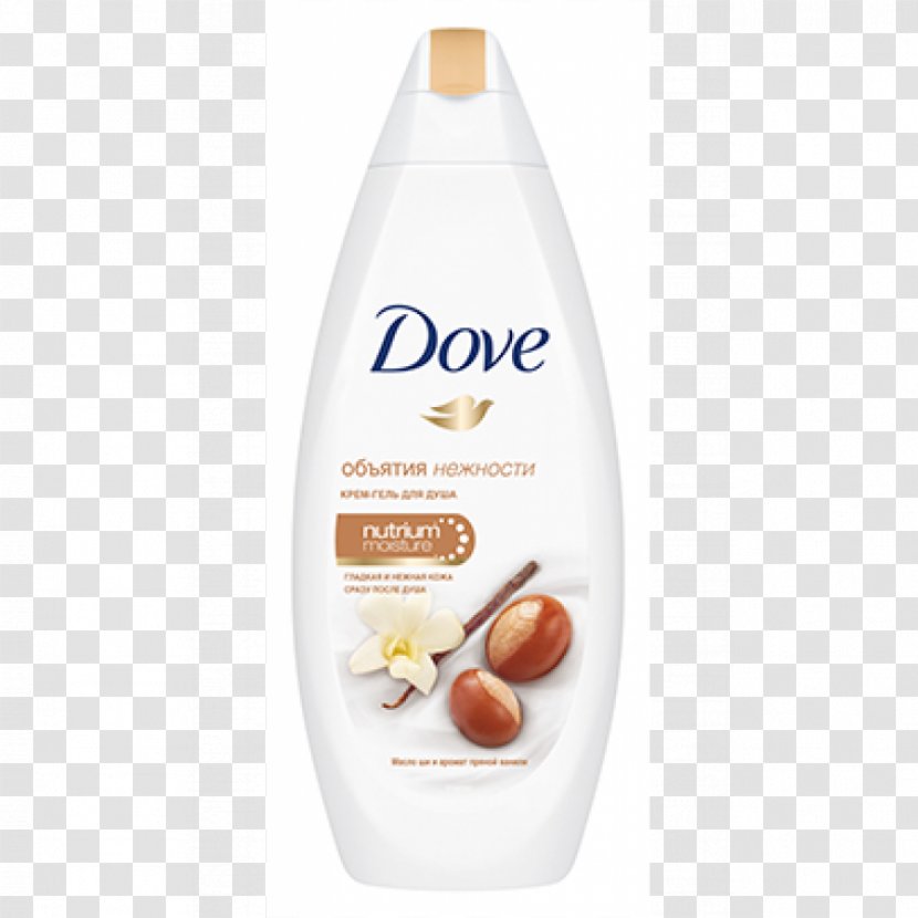 Lotion Shower Gel Shea Butter Dove Shampoo - Cream Transparent PNG