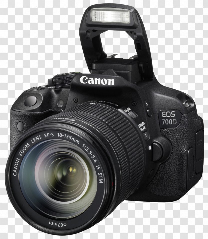 Canon EOS 80D 700D EF-S 18–135mm Lens 200D Mount - Kit - Camera Transparent PNG