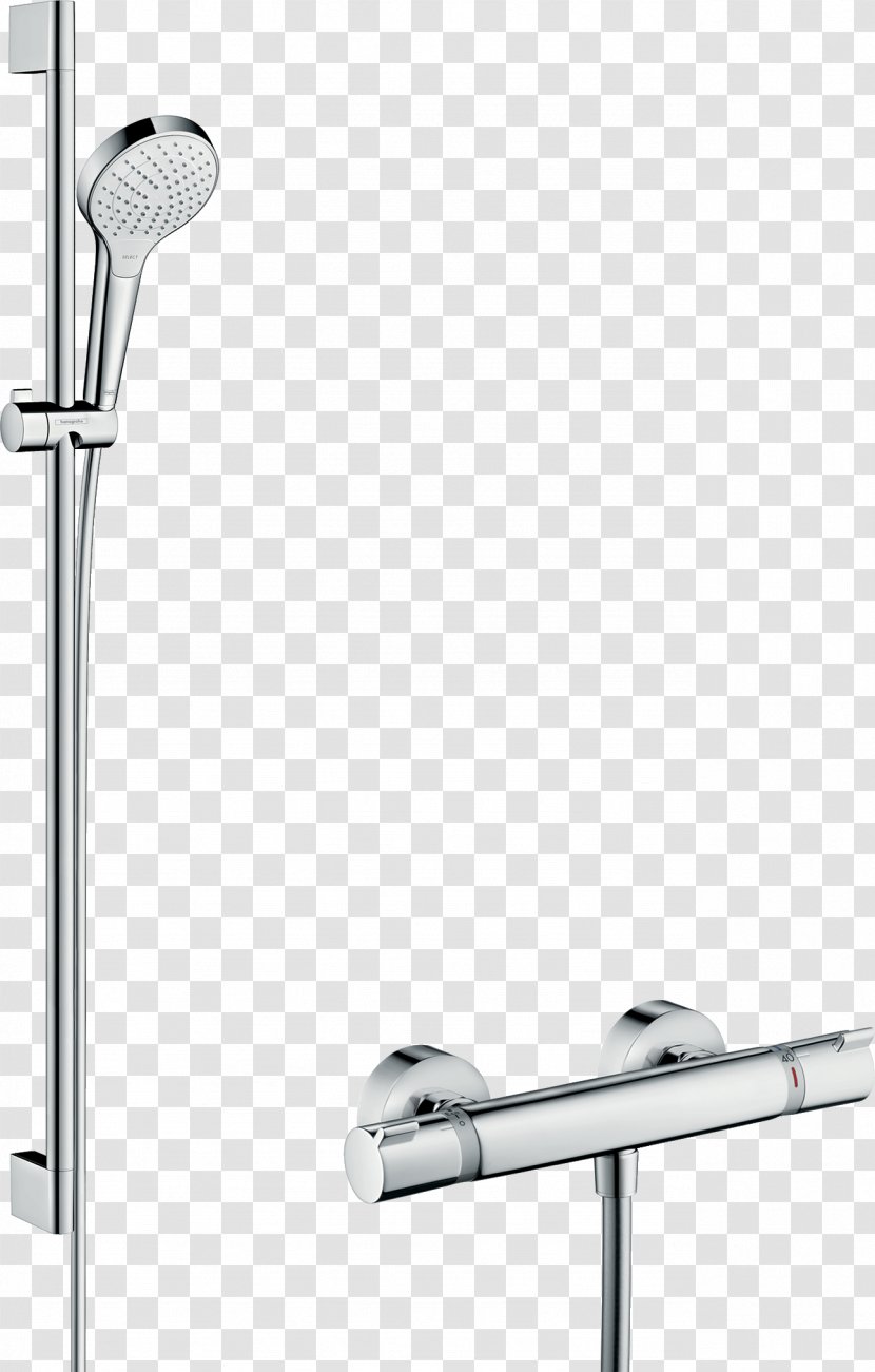 Thermostatic Mixing Valve Hansgrohe Shower Bathroom Pressure-balanced - Tap Transparent PNG